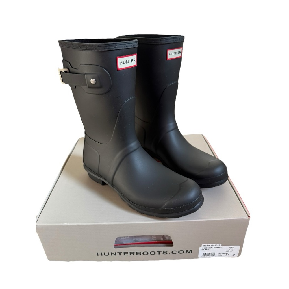 NEW Hunter Original Short Matte Rain Boot Waterproof US Size 10